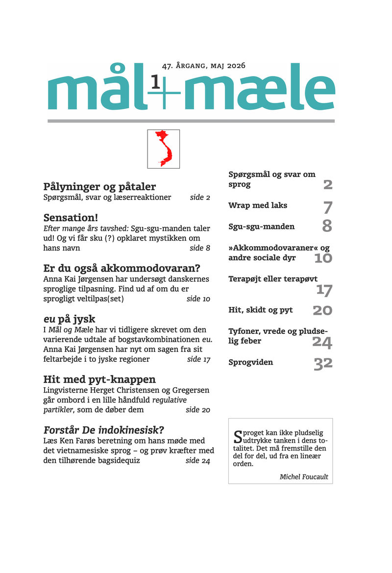 Mål og Mæle årgang 47:1