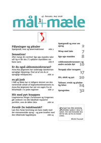 Mål og Mæle årgang 47:1